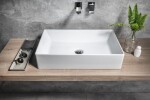 GSI - KUBE X keramické umývadlo na dosku 60x37cm, biela ExtraGlaze 945311