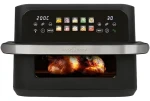 ProfiCook FR 1313 H nerez/čierna / Dualná teplovzdušná fritéza / 2400W / 10l / 80-200°C / 10 programov (501313)