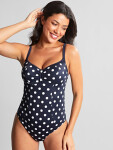 Jednodielne plavky Swimwear Anya Riva Spot Balconnet Swimsuit navy/vanilla SW1450 80K