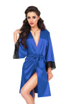 DKaren Housecoat Nikola Blue Modrá