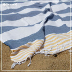 The One Froté uterák Hamam Marine „Marine“ 48.1046 tmavomodrý/svetlomodrý navy/light blue onesize