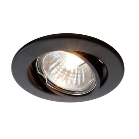Deko Light Einauring 89 GU10 110037 krúžok pre stropnú montáž LED , halogénová žiarovka GU10 35 W Signálna čierna; 110037