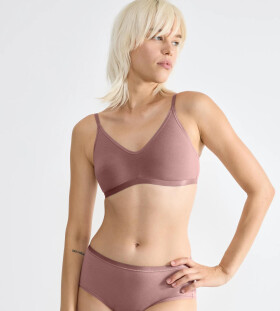 Sloggi GO Daily Cotton - Soft Bra: mäkká organická bavlna a pohodlie bez kostíc Sloggi CACAO S