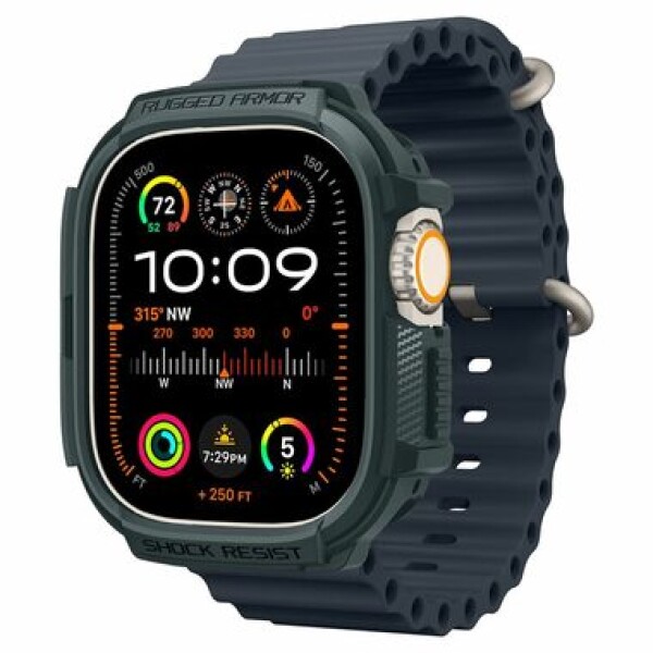 Spigen Rugged Armor ochranný kryt pre Apple Watch Ultra 2/1 49mm zelená (ACS07383)