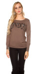 Trendy Koucla pulli LONDON with lace Einheitsgroesse