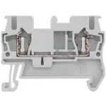 Siemens 8WH20000AF00 priechodná svorka prípojka s pružinovým protiťahom sivá 50 ks; 8WH20000AF00