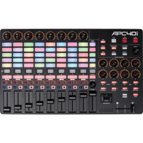AKAI MPD 232 Pad kontrolér MIDI USB RGB čierna / mixážny pult (APC40II)