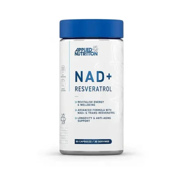 Applied Nutrition Nad+ Resveratrol 60 cps (19215)