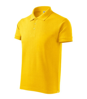 Bavlnená polokošeľa Heavy žltá 3XL