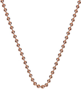 Hot Diamonds Strieborná retiazka Emozioni Rose Gold Bead Chain 18 CH007