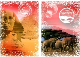 GRAFIKA Puzzle Cesta okolo sveta: Egypt a Kenya