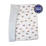 Bomimi HRACIA deka 120x120, bavlna, obojstranná, malý staviteľ (BO2302WHT042)