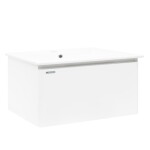 Kúpeľňová skrinka s umývadlom Naturel Ancona 100x45x46 cm biela lesklá ANCONA2100DVB ANCONA2100DVB