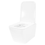 REA - Závesná WC misa Julio Rimless REA-C4803