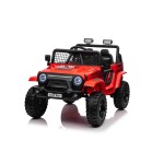 Mamido Mamido Elektrické autíčko OFF ROAD EXTREME 4x4 červené 24V | 200W | 50 kg | EVA | LED | 2,4 Ghz | ECO koža