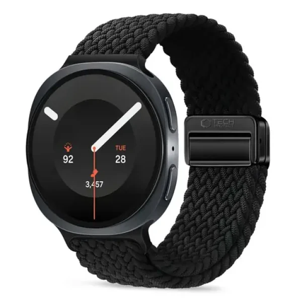 Tech-Protect NylonMag čierna / Remienok / pre Samsung Galaxy Watch 40/44/46 mm