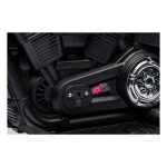 Mamido Detská elektrická motorka Chopper Faster sivá