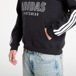 Mikina adidas House Of Tiro Fleece Hoodie Black/ White XXL