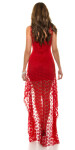 Red-Carpet-Look!Sexy Koucla dress with Rhinestones red S