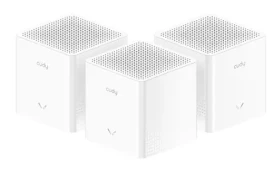 Cudy M1200 biela / Wi-Fi Mesh systém 3 ks / Dual-Band / 2.4 GHz 300 Mbps / 5 GHz 867 Mbps / 1× WAN 1× LAN RJ45 (M1200(3-Pack))