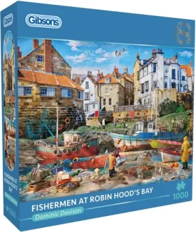 GIBSONS Puzzle Rybári v zátoke Robina Hooda