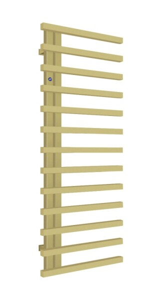 HOPA - Kúpeľňový radiátor DARVEL zlatá farba - Farba radiátora - Zlatá, Rozmer radiátora - 600 × 1230 mm, výkon 578 W, Typ pripojenia - Spodný 50 mm RADDAV601284