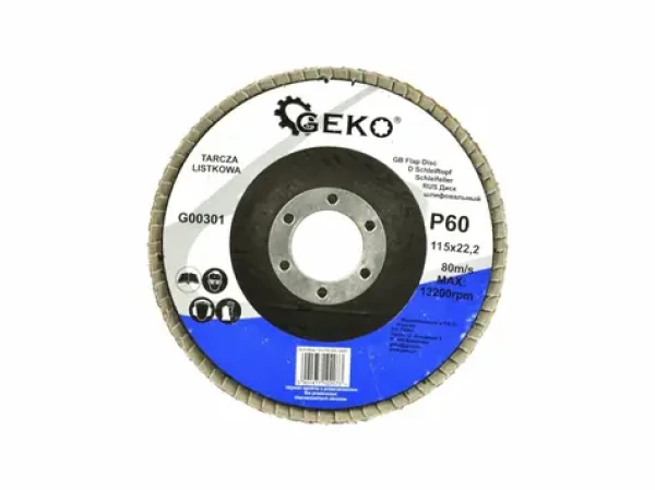 GEKO G00301 / Lamelový kotúč / 115 x 22.2 mm / P60 (G00301)