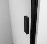 POLYSAN - ZOOM BLACK sprchové dvere do niky 900 lavé, číre sklo ZL4915BL-01
