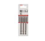 BOSCH 2607001535 / Sada skrutkovacích bitov PH2 89 mm (3 ks) / Extra odolné (2607001535)