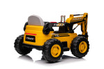 Mamido Mamido Detský elektrický bager CAR-26B žltý | 4x4 | RC 2.4Ghz | EKO koža | 12V10Ah