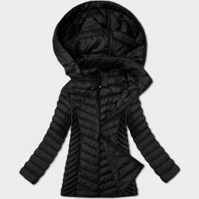Dámska prešívaná bunda J Style (16M9265-392) odstíny černé 50