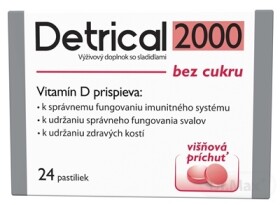 Detrical 2000 Vitamín D s príchuťou višňa