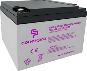 Conexpro GEL-12-28 / Batéria / GEL / 12V/28Ah / T12-M5 / Deep Cycle (GEL-12-28)