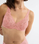 AMOURETTE - Kvetinová čipkovaná podprsenka s kosticami (limitovaná edícia) Triumph CHERRY ROSE 90H
