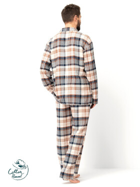 Pánske pyžamo Key MNS 443 B25 dĺžka/r 3XL-4XL so zipsom MIX 3xl