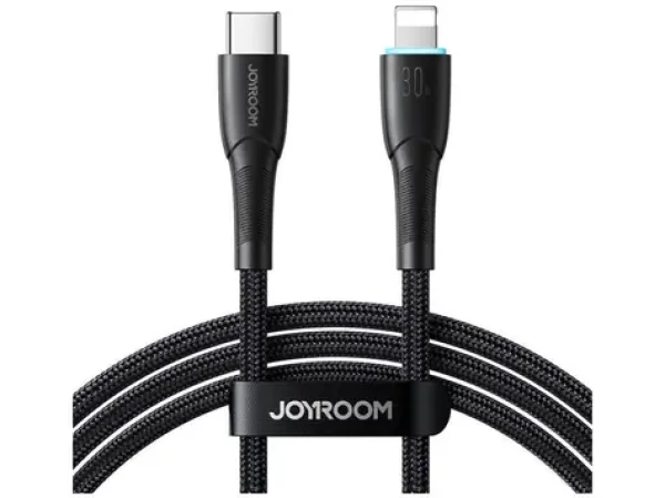 Joyroom SA32-CL3 Nabíjací kábel USB-C (M) - Lightning (M) 30W 1.0m čierna (SA32-CL3 1m Bl)