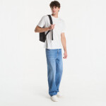 Tričko Lacoste Crewneck T-Shirt Flour L