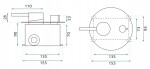 REA - Podomietková sprchová sada Lungo Titan + BOX REA-P6363