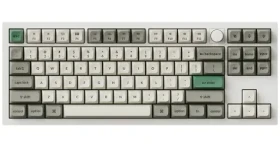 Keychron Q3 Max Gateron Jupiter Banana bezdrátová mechanická podsvietená herná klávesnica bielo-šedá (Q3M-P4)