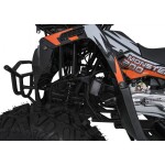 Mamido Detská benzínová štvorkolka RamiGO MONSTER 200CC čierno-oranžová