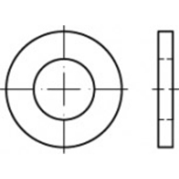 Podložka nerezová ocel A2 50 ks TOOLCRAFT TO-5378385; TO-5378385