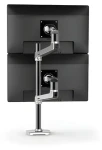 Ergotron LX Dual Stacking Arm Tall Pole strieborná / Stolový držiak s ramenom pre dvoch LCD / max. 40" / flexibilný (45-549-026)