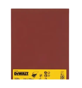 DeWalt Brúsny papier vodeodolný P320 / Brúsny papier / 230 x 280 mm / Ručné brúsenie (DT3246)