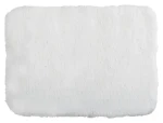 MSV Kúpeľňová predložka MICROFIBER biela / 40 x 60 cm / polyester / protišmyková