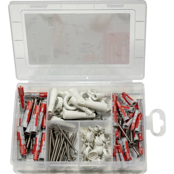 Fischer easyDIY EasyHook box s výberom hmoždiniek 577062 113 ks; 577062