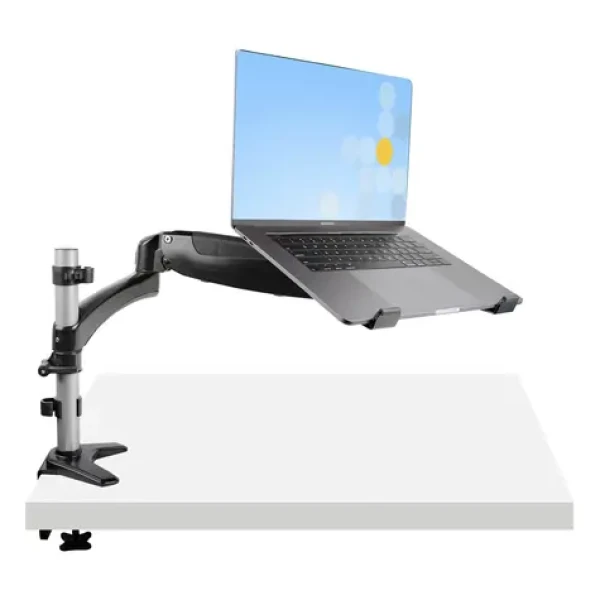 StarTech Stolné rameno na notebook čierne / Držiak / VESA 75x75, 100x100 mm / Nosnosť 8 kg / Hliník (ARMUNONB1)