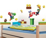 Veselá Stena Samolepka Super Mario Veľkosť: 72 x 60 cm