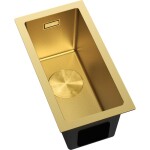 MEXEN - Trixo oceľový drez 1-bowl 230 x 440 mm, zlatá HC 6411221000-55HC