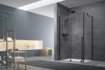 Sprchovací kút obdĺžnik 110x80 cm SAT Walk-In Xmotion SATBWIXM110STE80C
