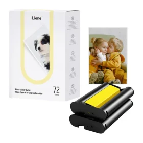 Liene PixCut samolepiaci fotopapier 4x6" / Fotopapier / samolepiaci / 72 listov + 2 kazety / pre PixCut S1 (PR001-65009)